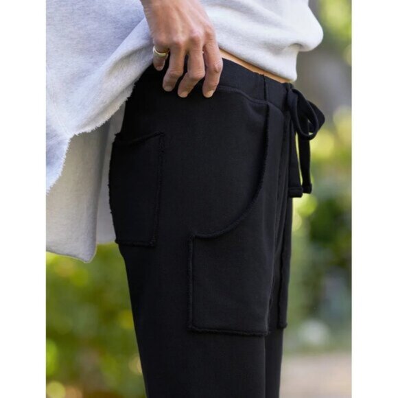 FRANK & EILEEN Eamon Jogger Sweatpant in Black NEW size XS - Picture 5 of 16